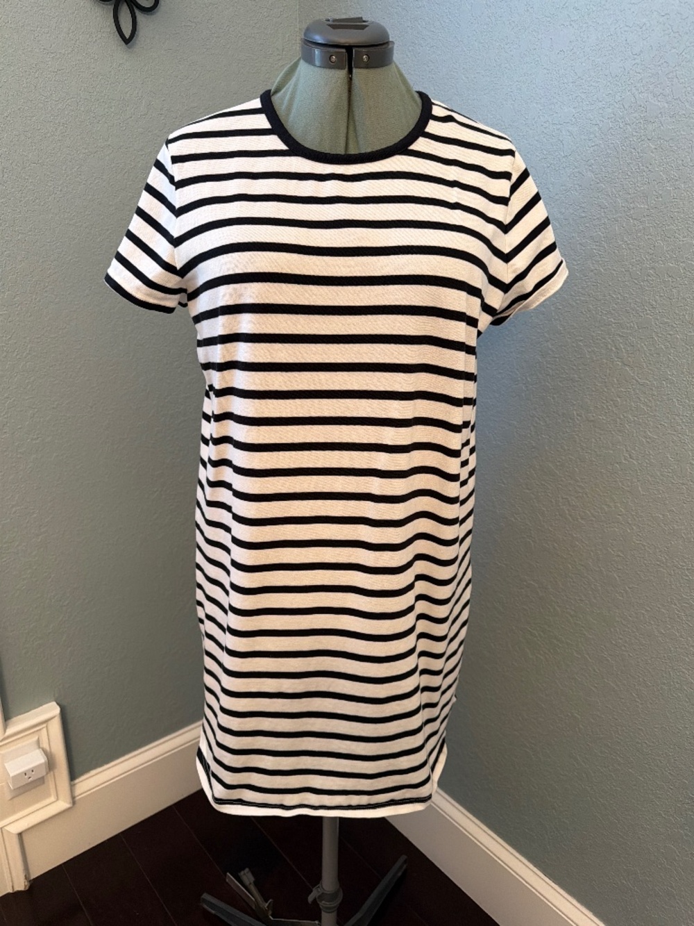 Madewell striped T-shirt dress